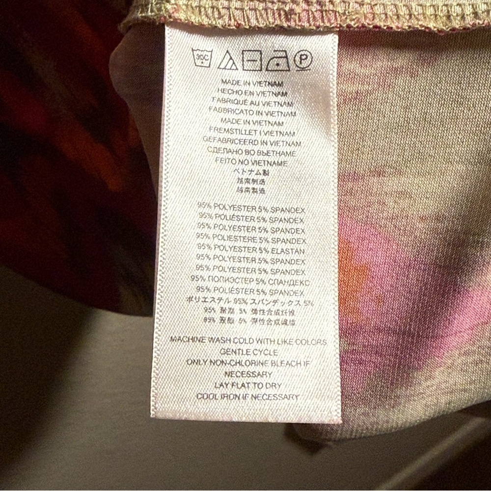 Michael Kors Multi-color Chevron Pattern Tie-Dres… - image 4